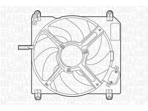 MAGNETI MARELLI 069422010010 ventiliatorius, radiatoriaus 
 Aušinimo sistema -> Oro aušinimas
46465005