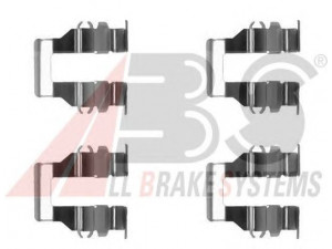 A.B.S. 1199Q priedų komplektas, diskinių stabdžių trinkelės 
 Stabdžių sistema -> Diskinis stabdys -> Stabdžių dalys/priedai
MB011990