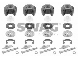 SWAG 10 75 0014 ašies korpuso guolių komplektas 
 Ašies montavimas/vairavimo mechanizmas/ratai -> Ašies atrama/ašies korpusas/ašies montavimas -> Pasukamojo veleno sujungimas
115 330 18 75, 115 586 02 33, 115 586 05 33