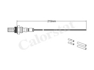 CALORSTAT by Vernet LS010223 lambda jutiklis 
 Variklis -> Variklio elektra
5963516, 89465-87101-000, 89465-87102-000