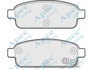 APEC braking PAD1773 stabdžių trinkelių rinkinys, diskinis stabdys 
 Techninės priežiūros dalys -> Papildomas remontas
13300867, 542039, 13319293, 13417473