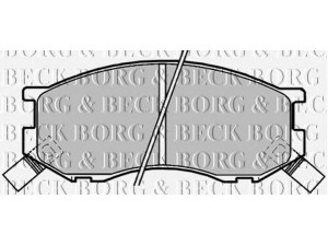 BORG & BECK BBP1190 stabdžių trinkelių rinkinys, diskinis stabdys 
 Techninės priežiūros dalys -> Papildomas remontas
0446527010, 0446527030, 0446528010
