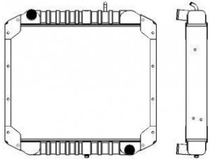 SAKURA  Automotive 1311-0408 radiatorius, variklio aušinimas