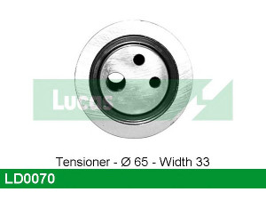 LUCAS ENGINE DRIVE LD0070 įtempiklio skriemulys, paskirstymo diržas