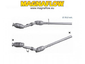 MAGNAFLOW 65009D katalizatoriaus keitiklis 
 Išmetimo sistema -> Katalizatoriaus keitiklis
6394900281