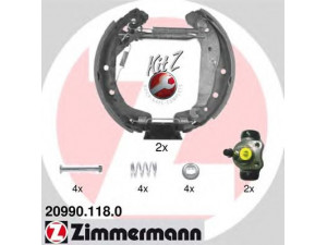 ZIMMERMANN 20990.118.0 stabdžių trinkelių komplektas 
 Techninės priežiūros dalys -> Papildomas remontas