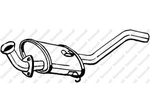 BOSAL 210-745 galinis duslintuvas 
 Išmetimo sistema -> Duslintuvas
GEX-3654, GEX-3782