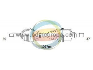 ODM-MULTIPARTS 18-142040 kardaninis velenas 
 Ratų pavara -> Kardaninis velenas