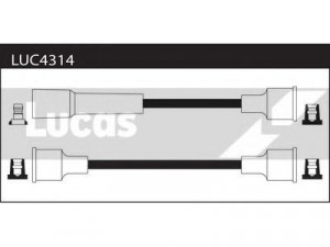 LUCAS ELECTRICAL LUC4314 uždegimo laido komplektas