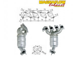 MAGNAFLOW 75807 katalizatoriaus keitiklis 
 Išmetimo sistema -> Katalizatoriaus keitiklis
849171