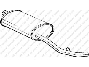BOSAL 200-961 galinis duslintuvas 
 Išmetimo sistema -> Duslintuvas
77.00.692.686, 77.00.704.607