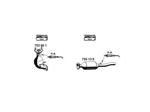 ERNST 010446 išmetimo sistema 
 Išmetimo sistema -> Išmetimo sistema, visa