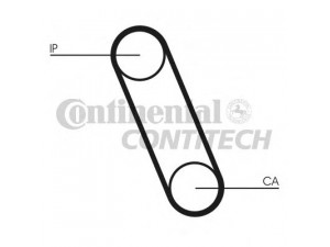 CONTITECH CT561 paskirstymo diržas 
 Techninės priežiūros dalys -> Papildomas remontas
99919203040