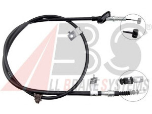 A.B.S. K17263 trosas, stovėjimo stabdys 
 Stabdžių sistema -> Valdymo svirtys/trosai
47560-SAA-J53, 47560-SAA-J54