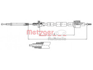 METZGER 11.2435 sankabos trosas 
 Dviratė transporto priemonės -> Kabeliai ir tachometro velenaai -> Sankabos trosas
6966930, 7105817