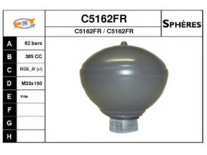SNRA C5162FR pakabos sfera, pneumatinė pakaba 
 Pakaba -> Važiavimo aukščio kontrolė/hidraulinė pakaba
527616