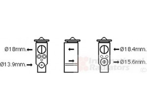 VAN WEZEL 06001472 išsiplėtimo vožtuvas, oro kondicionavimas 
 Oro kondicionavimas -> Vožtuvai
6411 6929 991, 64116915726, 64116929991