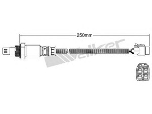 WALKER PRODUCTS 250-54071 lambda jutiklis 
 Variklis -> Variklio elektra
1821354L00