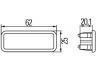 HELLA 2XT 009 098-117 durų apšvietimas