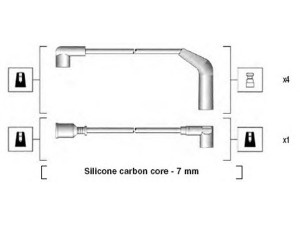 MAGNETI MARELLI 941255040814 uždegimo laido komplektas 
 Kibirkšties / kaitinamasis uždegimas -> Uždegimo laidai/jungtys