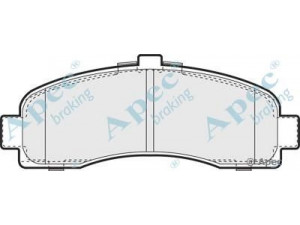 APEC braking PAD800 stabdžių trinkelių rinkinys, diskinis stabdys 
 Techninės priežiūros dalys -> Papildomas remontas
410606F625, 410606F626, 4106099B25