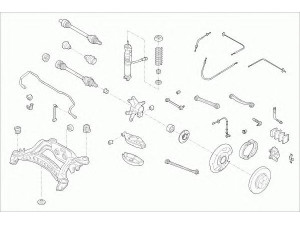 BOGE MERCE-E-KLA-RB012 vairavimo mechanizmas; rato pakaba 
 Ašies montavimas/vairavimo mechanizmas/ratai -> Prekių paieška pagal schemą