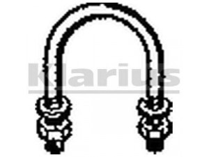 KLARIUS 430011 laikiklis, išmetimo sistema
1234920027