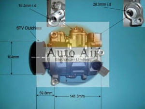 AUTO AIR GLOUCESTER 14-9703R kompresorius, oro kondicionierius 
 Oro kondicionavimas -> Kompresorius/dalys
447190-6680, 447220-9530, 8E0260805AG