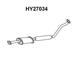VENEPORTE HY27034 priekinis duslintuvas 
 Išmetimo sistema -> Duslintuvas
2865029752, 2865029753, 2865029754