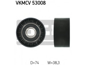 SKF VKMCV 53008 kreipiantysis skriemulys, V formos rumbuotas diržas 
 Diržinė pavara -> V formos rumbuotas diržas/komplektas -> Laisvasis/kreipiamasis skriemulys
20503093, 20747516, 21574656