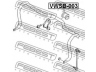 FEBEST VWSB-003 skersinio stabilizatoriaus įvorių komplektas
7H0411313