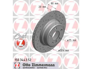 ZIMMERMANN 150.3443.52 stabdžių diskas 
 Dviratė transporto priemonės -> Stabdžių sistema -> Stabdžių diskai / priedai
3421 6 756 849