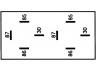 HELLA 4RA 003 588-002 relė, pagrindinė srovė
1 352 232, 61 31 1 352 232, 1731-197
