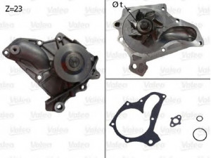 VALEO 506624 vandens siurblys 
 Aušinimo sistema -> Vandens siurblys/tarpiklis -> Vandens siurblys
16100-79135, 16100-79185, 1610009040