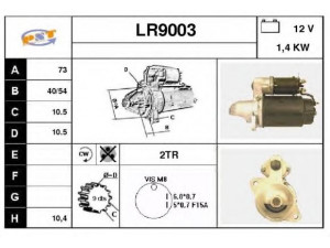 SNRA LR9003 starteris