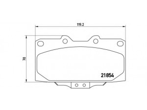 BREMBO P 56 034 stabdžių trinkelių rinkinys, diskinis stabdys 
 Techninės priežiūros dalys -> Papildomas remontas
4106074F90, 4106074F91, 4106074F92