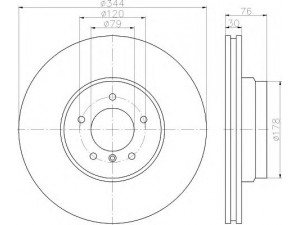HELLA 8DD 355 115-961 stabdžių diskas 
 Stabdžių sistema -> Diskinis stabdys -> Stabdžių diskas
SDB500181, SDB500182, SDB500220