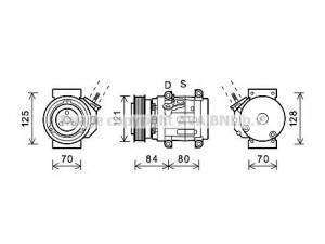 AVA QUALITY COOLING CTK037 kompresorius, oro kondicionierius 
 Oro kondicionavimas -> Kompresorius/dalys
4813543, 96861884