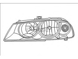 BOSCH 0 318 131 213 priekinis žibintas 
 Kėbulas -> Priekinis žibintas/dalys -> Priekinis žibintas/įterp.
60695646, 60695646