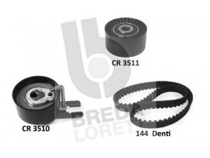 BREDA  LORETT KCD0792 paskirstymo diržo komplektas 
 Techninės priežiūros dalys -> Papildomas remontas
083181, 831T3, 1211185, 1348648