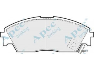 APEC braking PAD584 stabdžių trinkelių rinkinys, diskinis stabdys 
 Techninės priežiūros dalys -> Papildomas remontas
45022SF1000, 45022SF1010, 45022SF1020