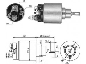 MAGNETI MARELLI 940113050417 solenoidinis jungiklis, starteris
