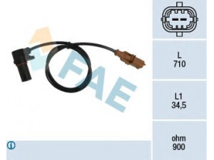 FAE 79077 RPM jutiklis, variklio valdymas 
 Variklis -> Variklio elektra
46469866, 60814589, 46469866, 46470477