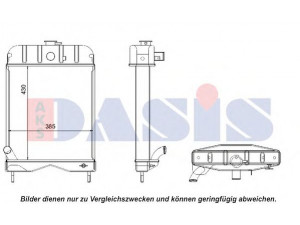 AKS DASIS 440525N radiatorius, variklio aušinimas
