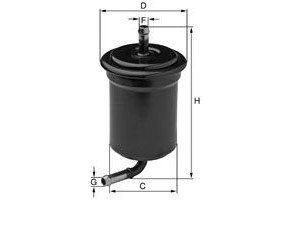 UNIFLUX FILTERS XB271 kuro filtras 
 Techninės priežiūros dalys -> Papildomas remontas
15410-65D00, 15410-65D00-000, 15410-65D10