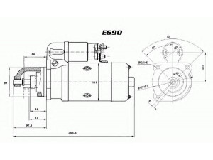 DELCO REMY 19024826 starteris