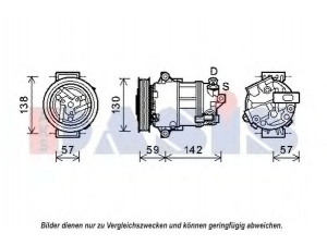 AKS DASIS 852539N kompresorius, oro kondicionierius 
 Oro kondicionavimas -> Kompresorius/dalys
50509543