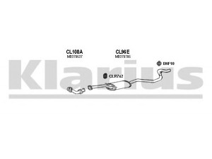 KLARIUS 210075U išmetimo sistema 
 Išmetimo sistema -> Išmetimo sistema, visa