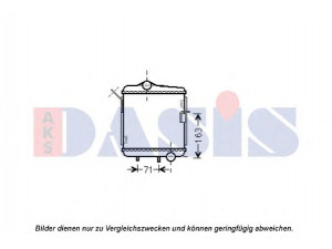 AKS DASIS 480076N radiatorius, variklio aušinimas 
 Aušinimo sistema -> Radiatorius/alyvos aušintuvas -> Radiatorius/dalys
8E0121212E