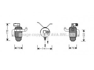 AVA QUALITY COOLING CND183 džiovintuvas, oro kondicionierius 
 Oro kondicionavimas -> Džiovintuvas
6455P8, 961082908, 9610829080, 6455P8